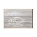 Bassett Miror Co Inc Bassett Mirror 7300-342EC Silver Landscape Canvas Wall Art 7300-342EC